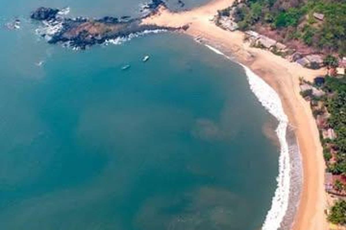 Gokarna Trip from Mumbai โ Sunset views over the rocky headlands and coves